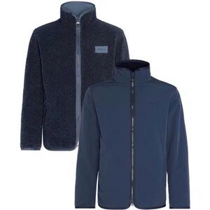 NWT Barbour Reversible Fleece – Classic Navy Size 2X